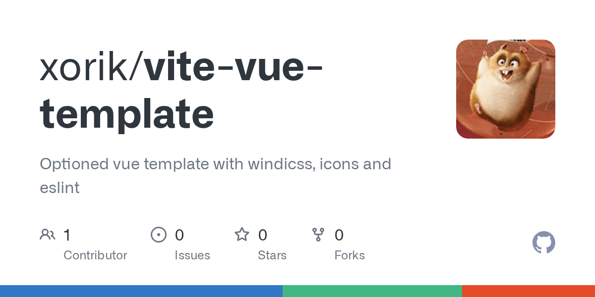 GitHub xorik/vitevuetemplate Optioned vue template with windicss