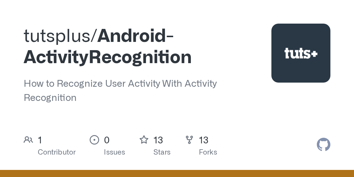 GitHub tutsplus/AndroidActivityRecognition How to Recognize User