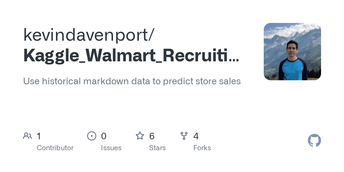 GitHub kevindavenport/Kaggle_Walmart_Recruiting_Sales_Forecasting