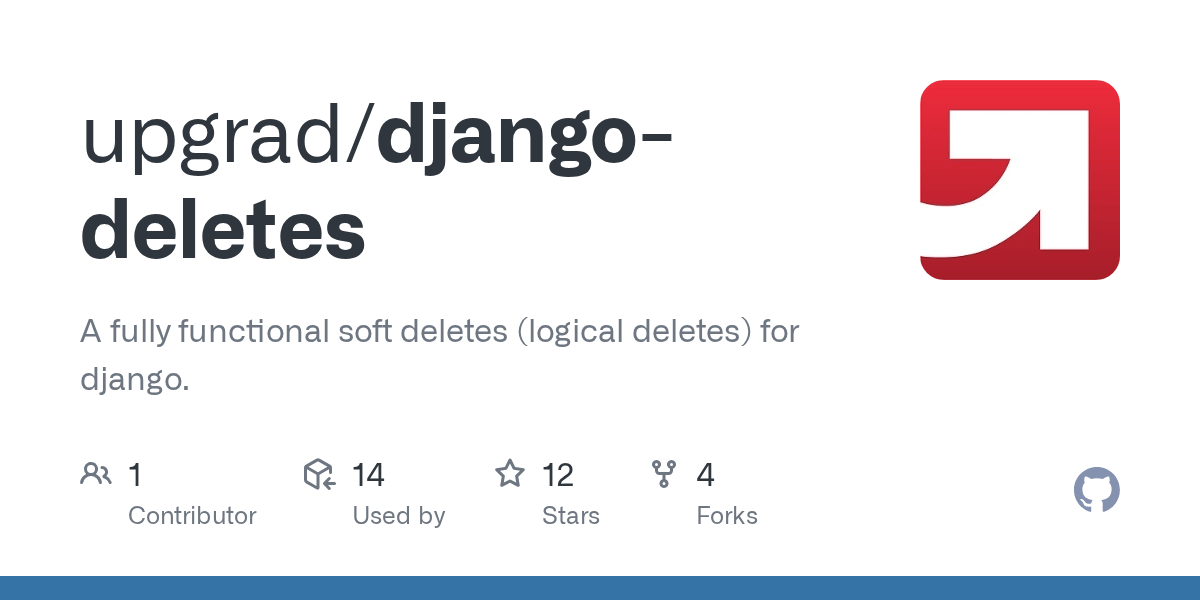 GitHub upgrad/djangodeletes A fully functional soft deletes