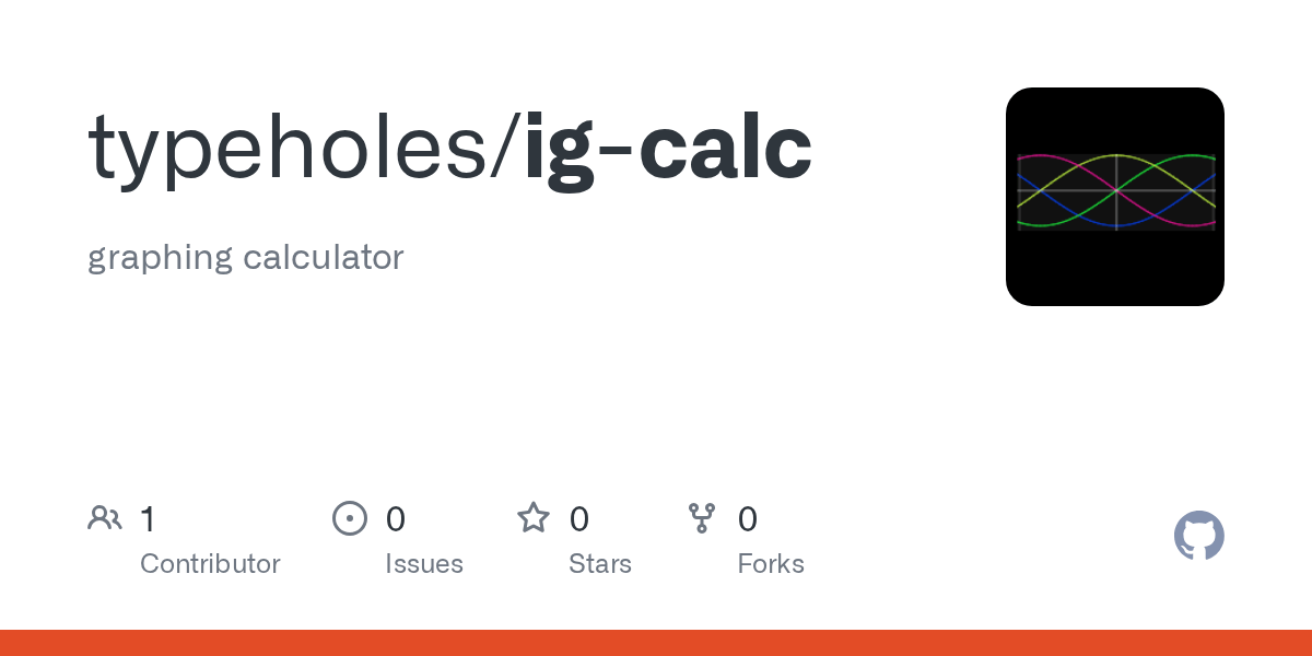 GitHub typeholes/igcalc graphing calculator
