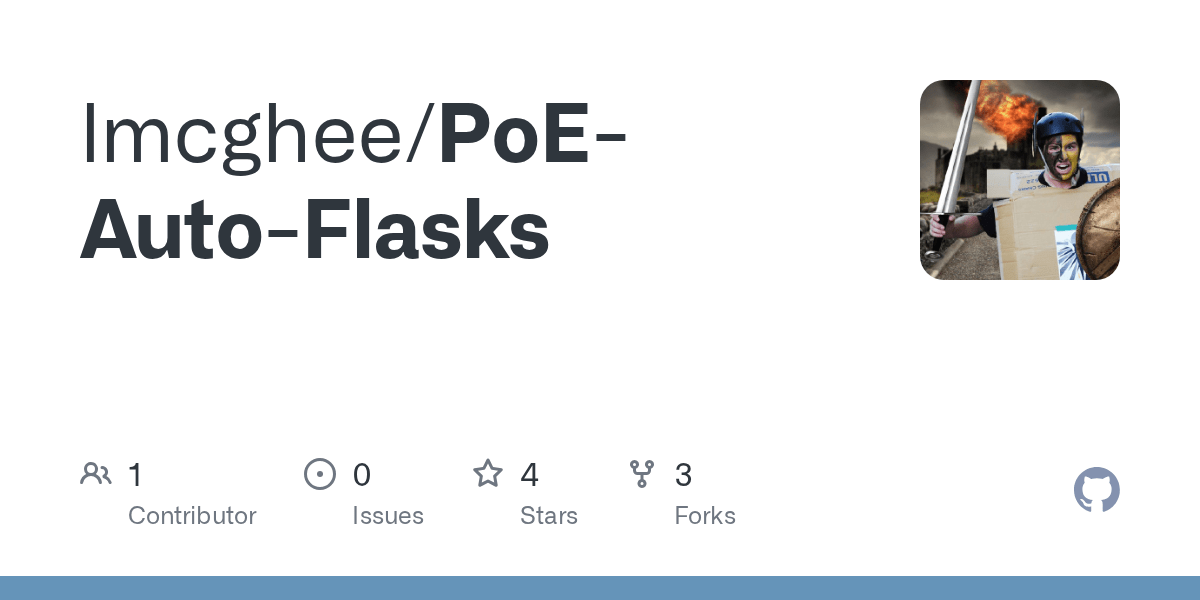 GitHub lmcghee/PoEAutoFlasks