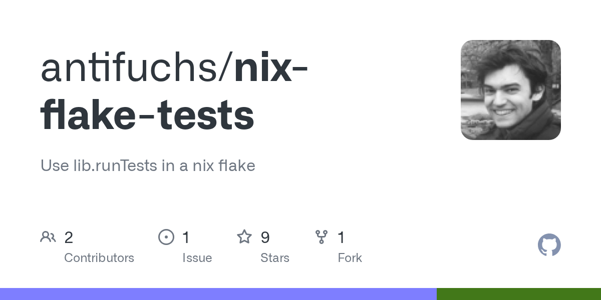 GitHub antifuchs/nixflaketests Use lib.runTests in a nix flake