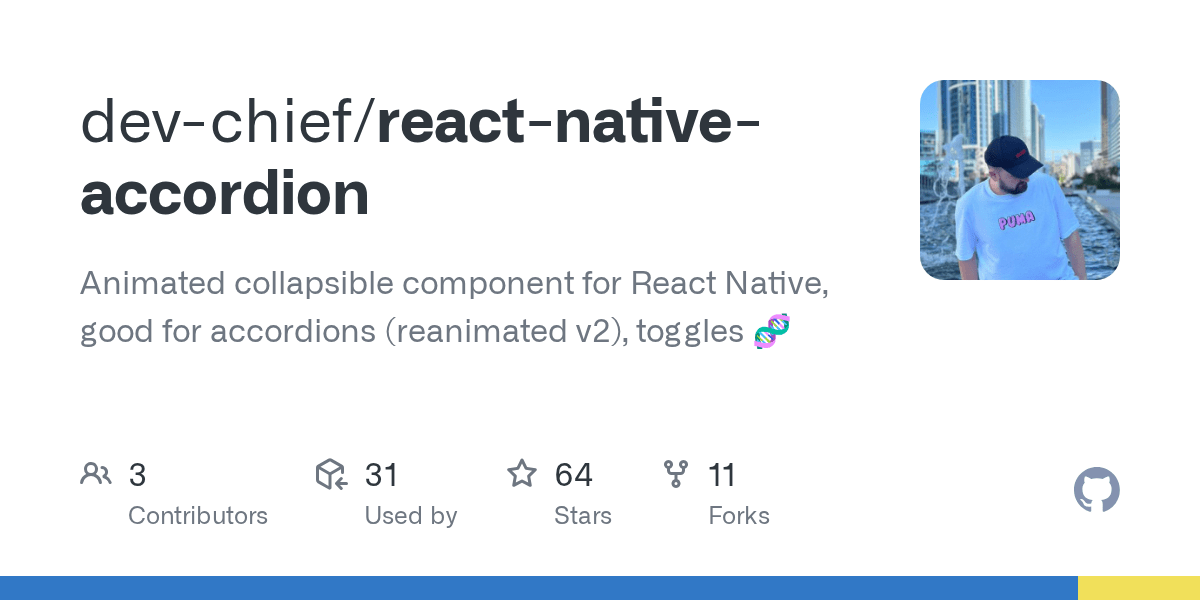 GitHub devevent/reactnativeaccordion Animated collapsible component for React Native, good