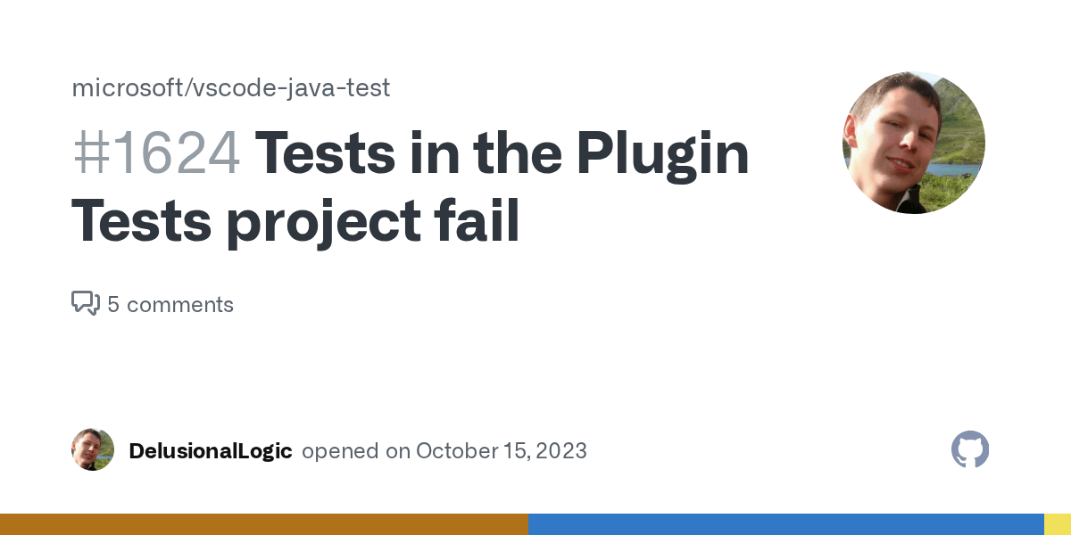Tests in the Plugin Tests project fail · Issue 1624 · microsoft/vscode