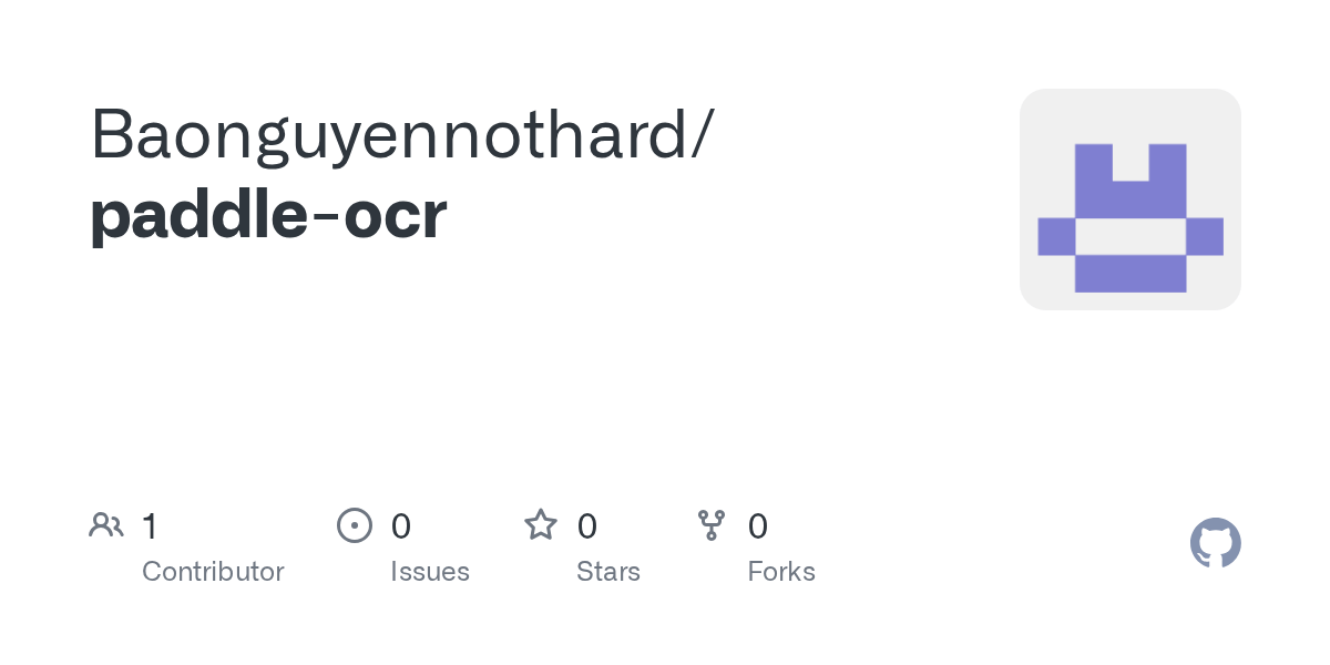 GitHub Baonguyennothard/paddleocr