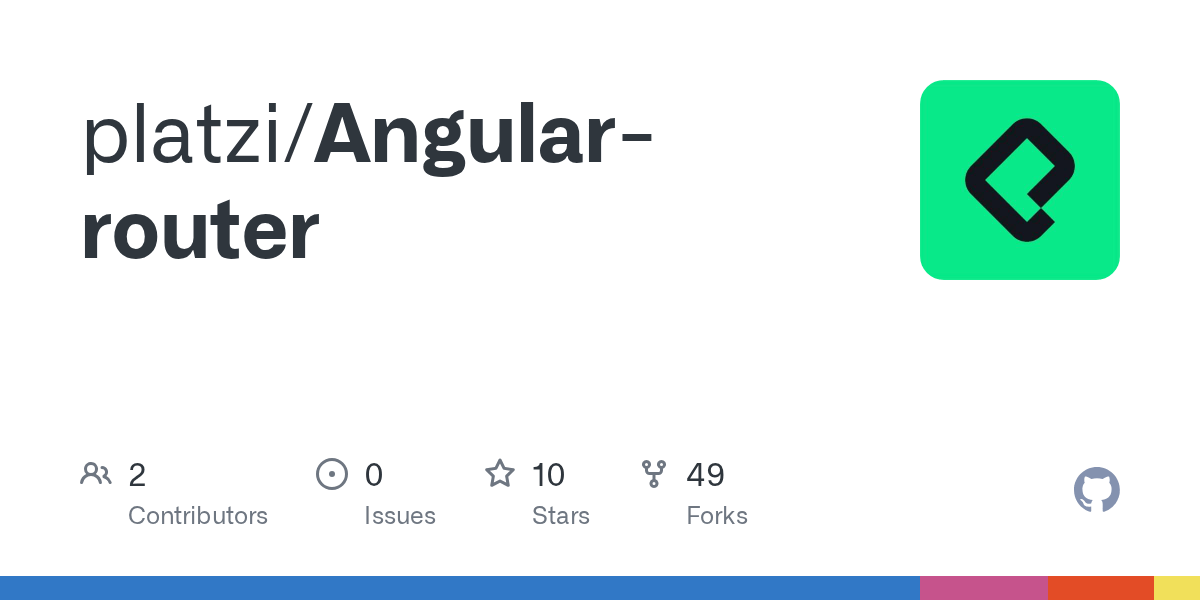 GitHub platzi/Angularrouter
