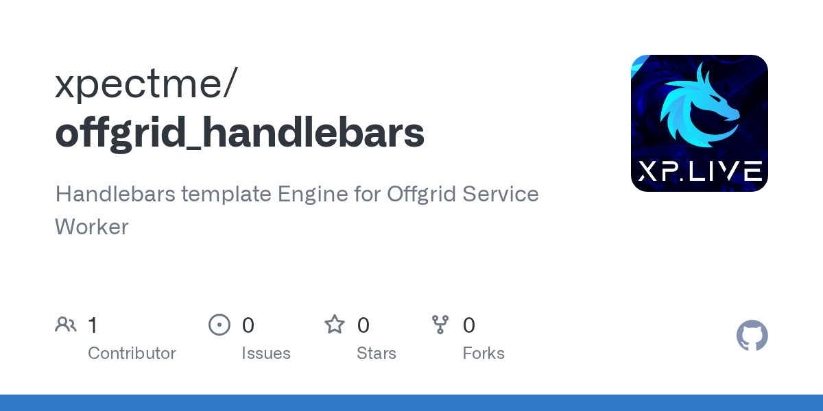 GitHub xpectme/offgrid_handlebars Handlebars template Engine for