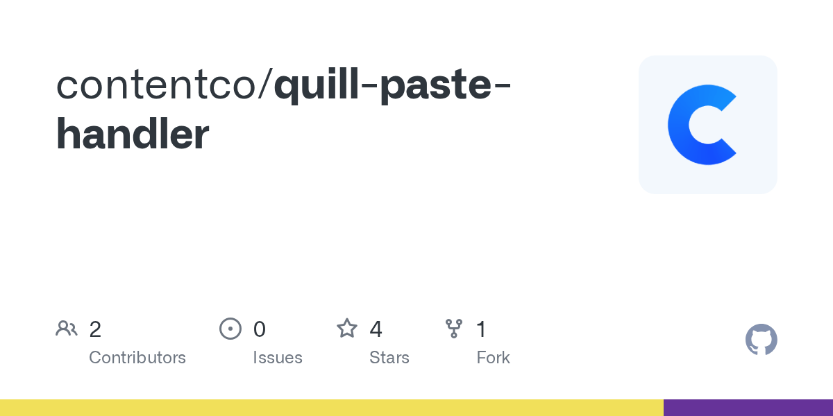 GitHub contentco/quillpastehandler