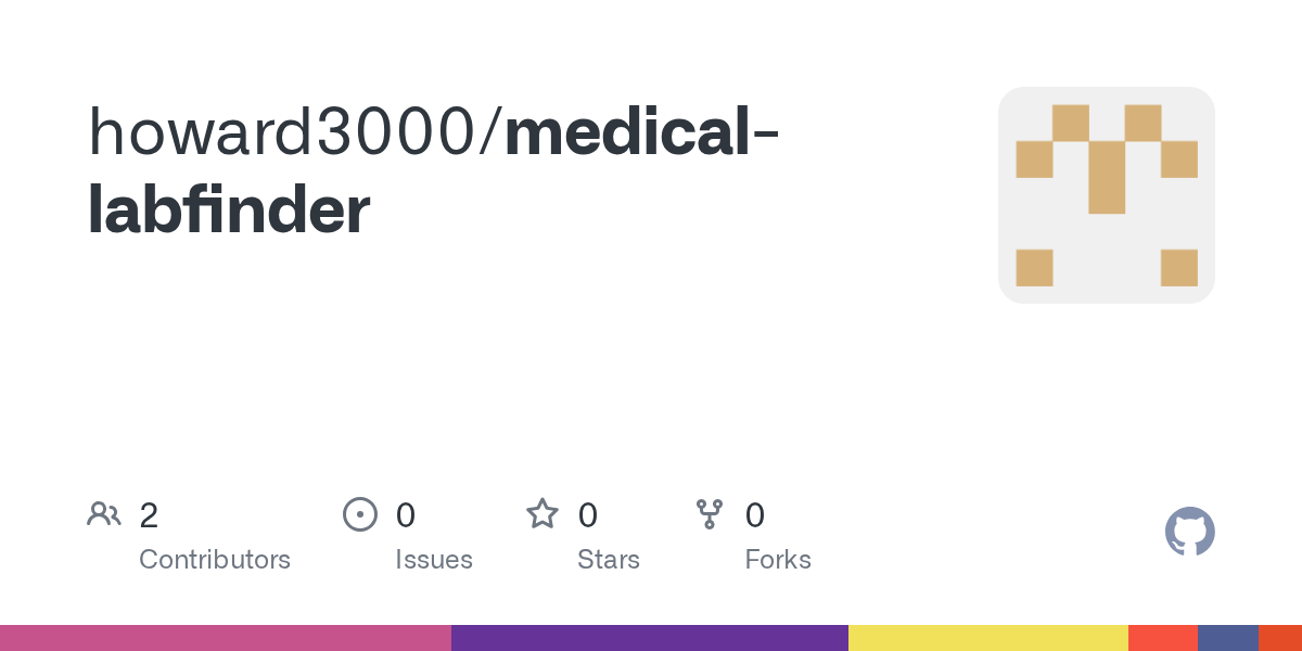 GitHub howard3000/medicallabfinder