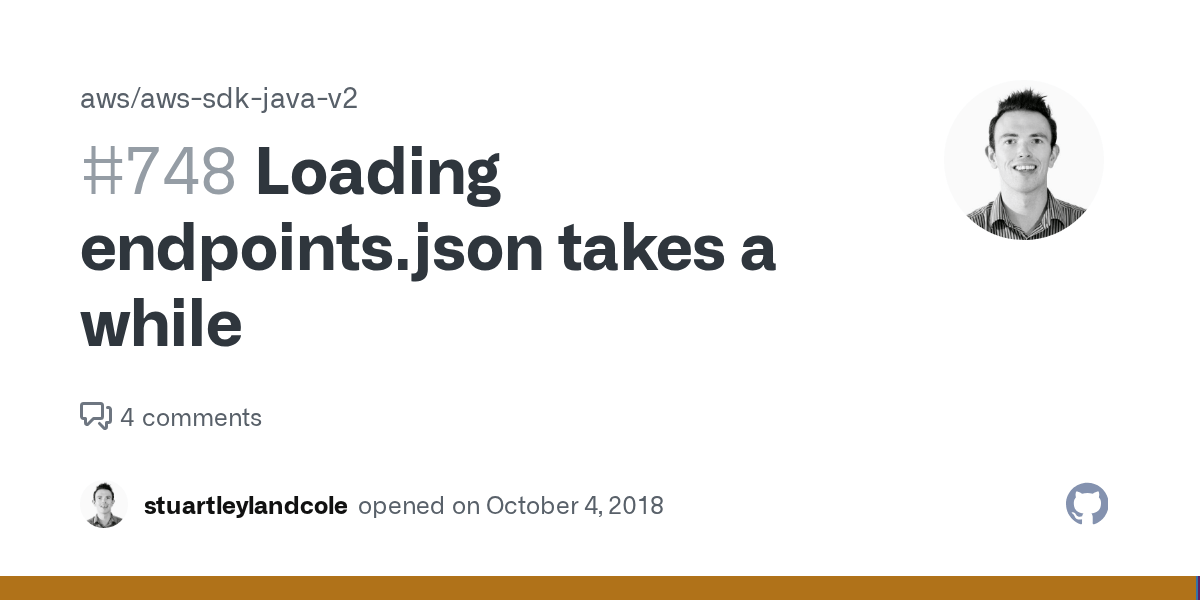 Loading endpoints.json takes a while · Issue 748 · aws/awssdkjavav2