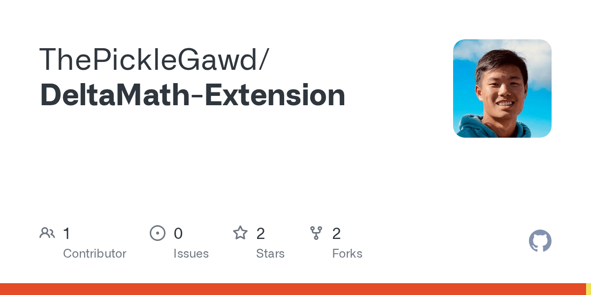 GitHub ThePickleGawd/DeltaMathExtension