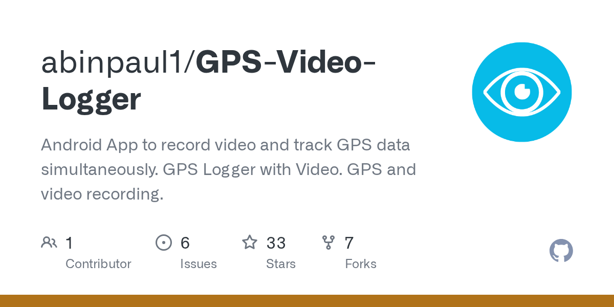 GitHub abinpaul1/GPSVideoLogger Android App to record video and