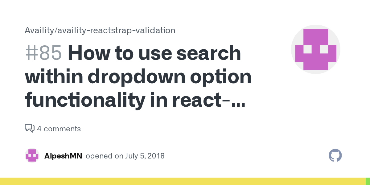 How to use search within dropdown option functionality in react