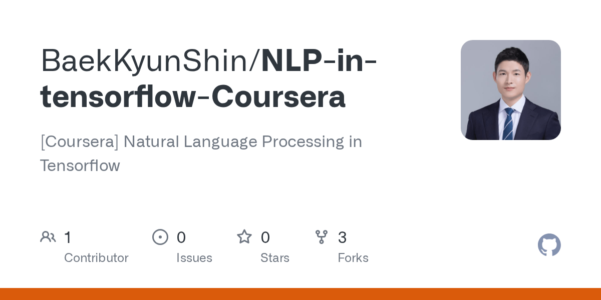 GitHub BaekKyunShin/NLPintensorflowCoursera [Coursera] Natural