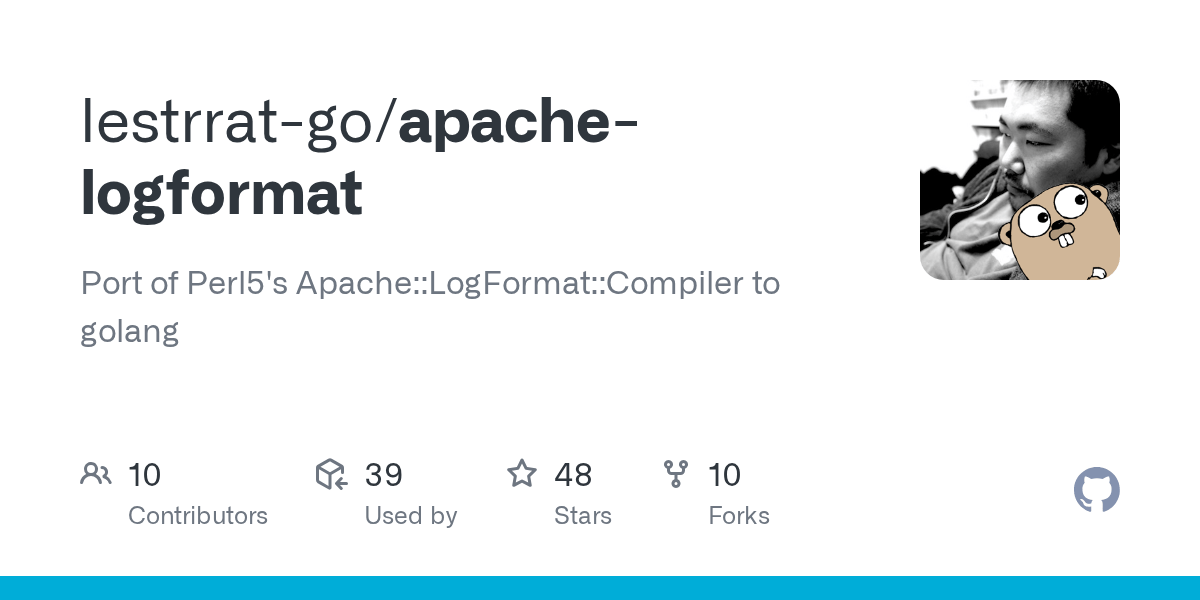 GitHub lestrratgo/apachelogformat Port of Perl5's Apache