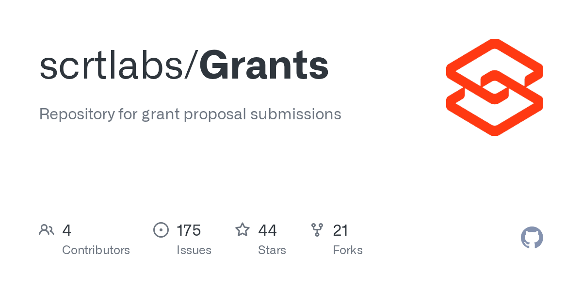 Grants/Sample grant application at main · SecretFoundation/Grants · GitHub