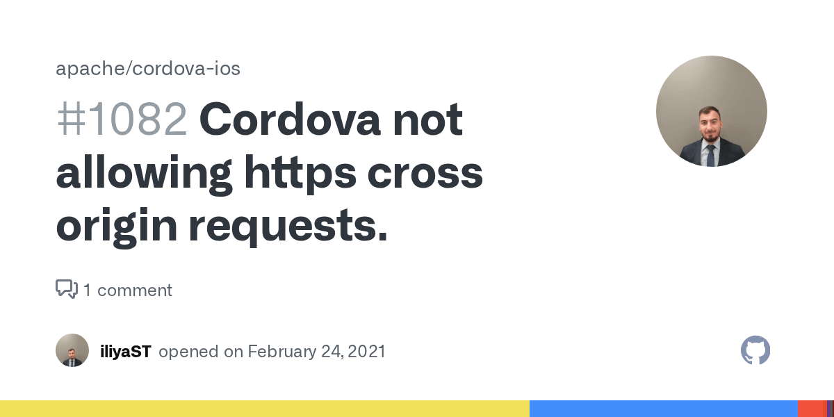 Cordova not allowing https cross origin requests. · Issue 1082