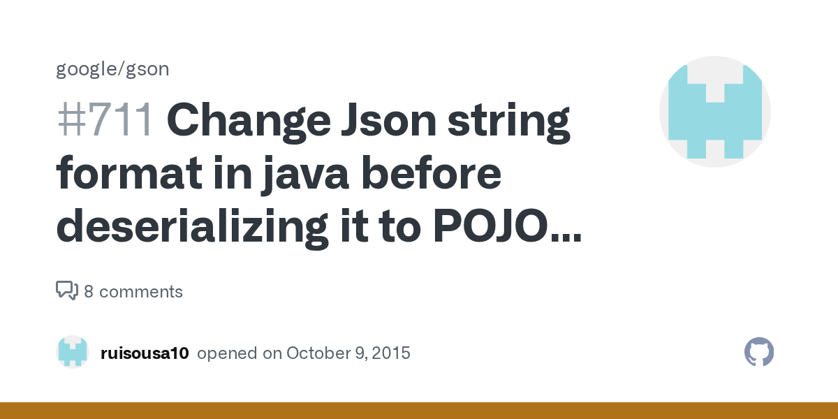 Change Json string format in java before deserializing it to POJO using