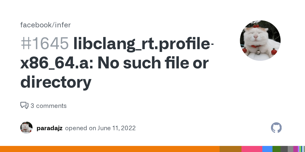 libclang_rt.profilex86_64.a No such file or directory · Issue 1645