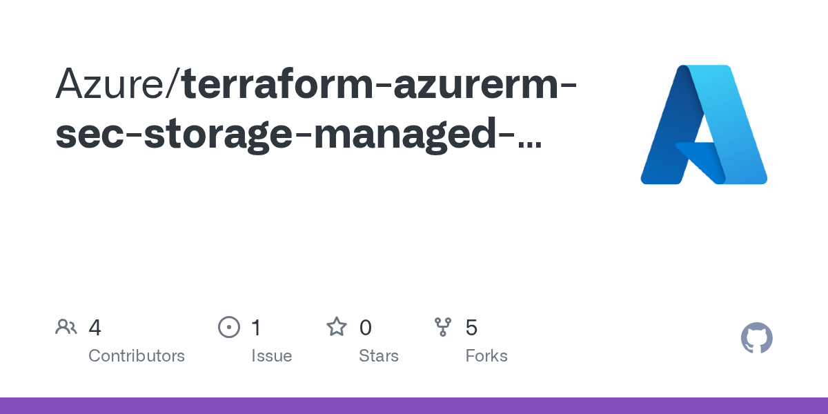GitHub Azure/terraformazurermsecstoragemanagedencryptionkey