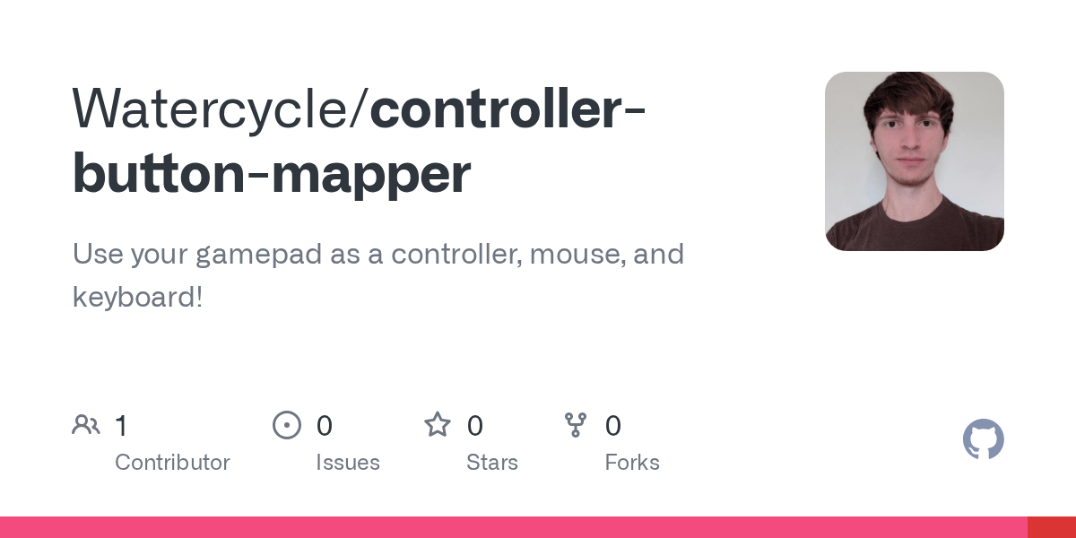 GitHub Watercycle/controllerbuttonmapper Use your gamepad as a