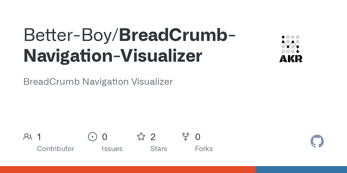 GitHub BetterBoy/BreadCrumbNavigationVisualizer BreadCrumb