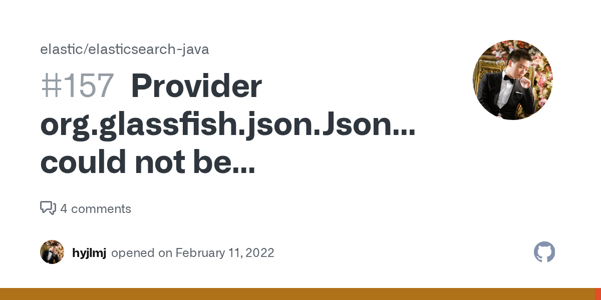 Provider org.glassfish.json.JsonProviderImpl could not be instantiated