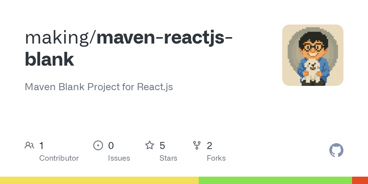 GitHub making/mavenreactjsblank Maven Blank Project for React.js
