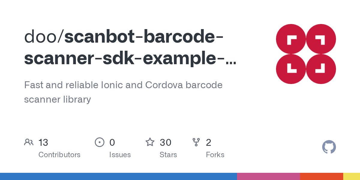 GitHub doo/scanbotbarcodescannersdkexamplecordovaionic