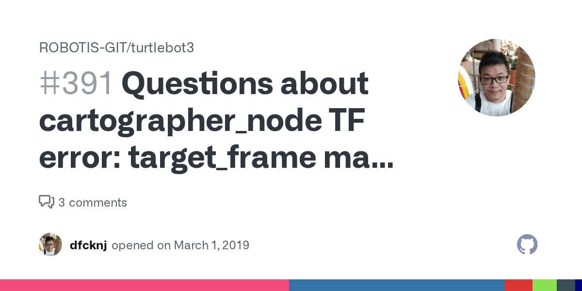 Questions about cartographer_node TF error target_frame map does not