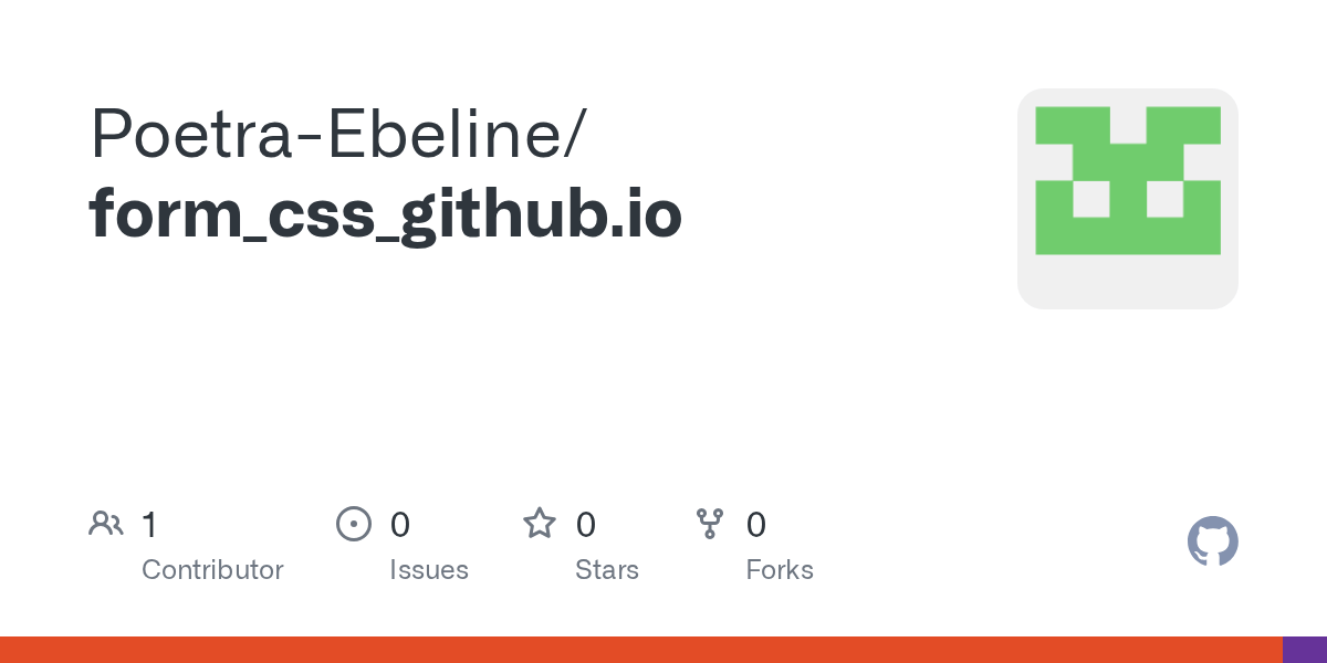 GitHub PoetraEbeline/form_css_github.io