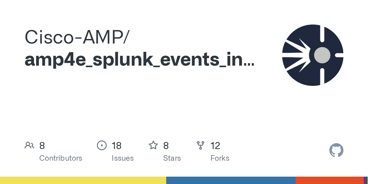 GitHub CiscoAMP/amp4e_splunk_events_input