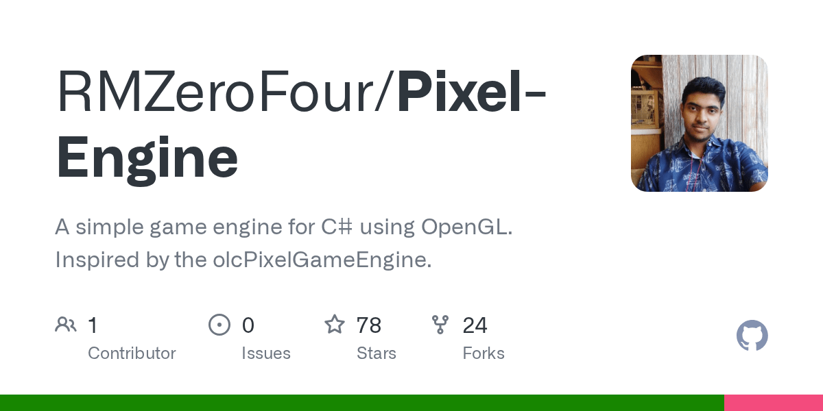 GitHub - DevChrome/Pixel-Engine: A simple game engine for C# using