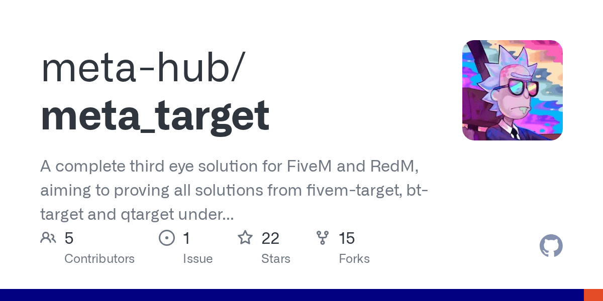 GitHub metahub/meta_target A complete third eye solution for FiveM