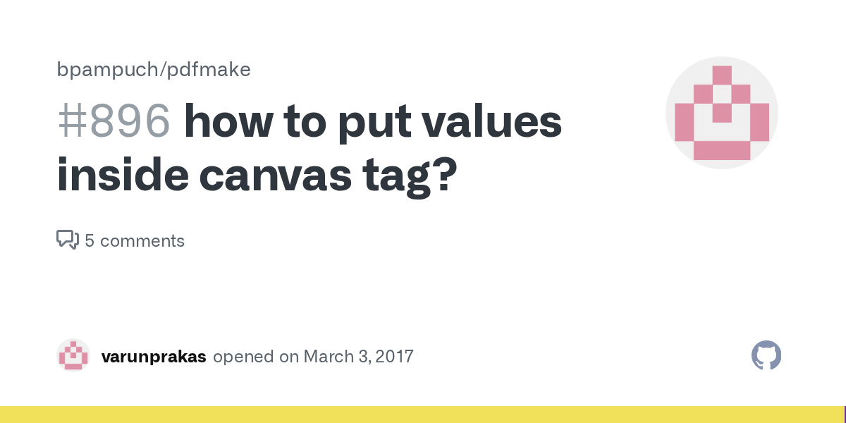 how to put values inside canvas tag? · Issue 896 · bpampuch/pdfmake