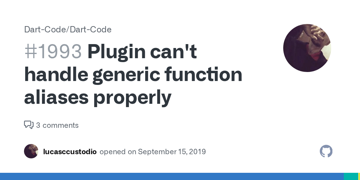 Plugin can't handle generic function aliases properly · Issue 1993