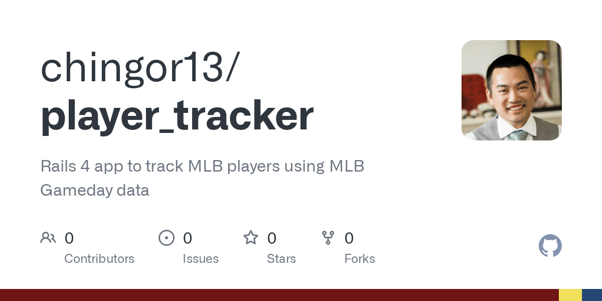 GitHub chingor13/player_tracker Rails 4 app to track MLB players using MLB Gameday data