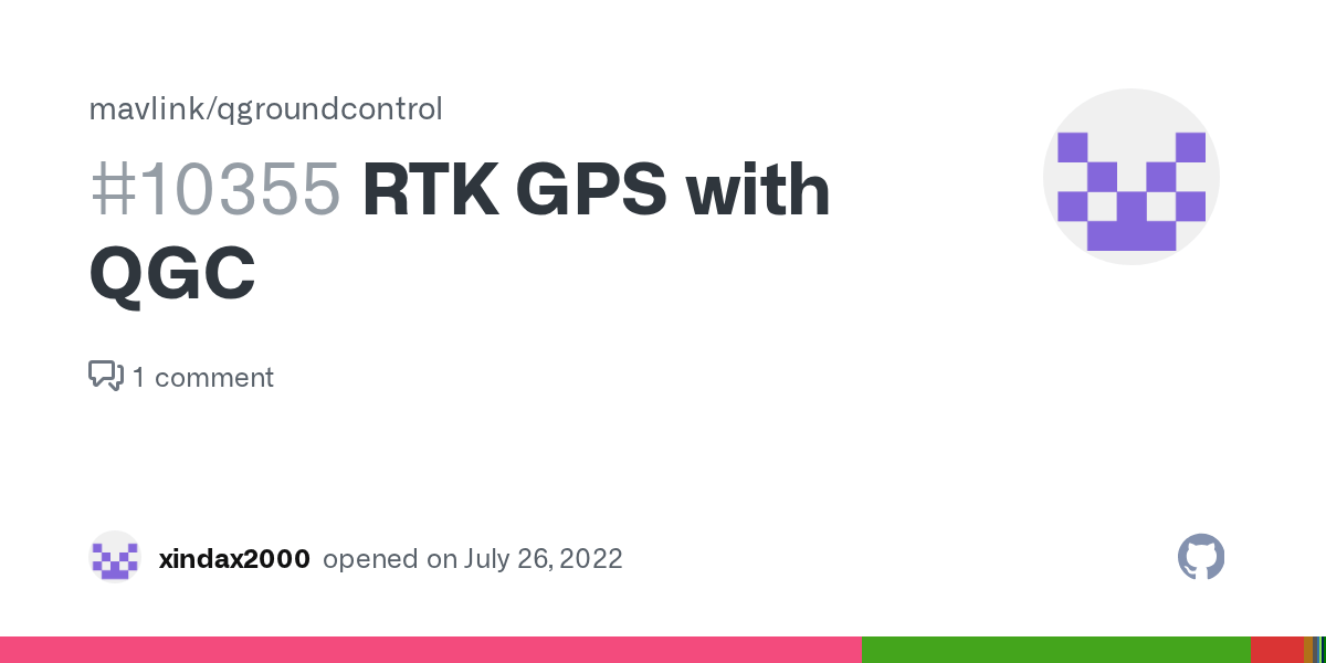 RTK GPS with QGC · Issue 10355 · mavlink/qgroundcontrol · GitHub