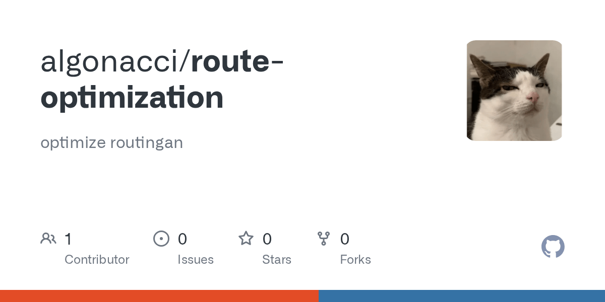 GitHub algonacci/routeoptimization optimize routingan