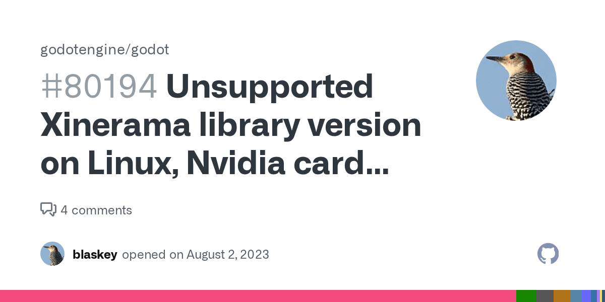 Unsupported Xinerama library version on Linux, Nvidia card with 2