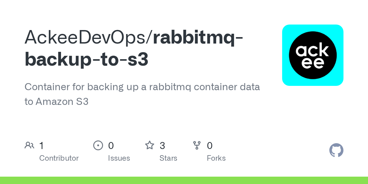 rabbitmqbackuptos3/entrypoint.sh at master · AckeeDevOps/rabbitmq
