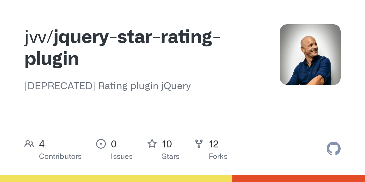 GitHub jvv/jquerystarratingplugin Rating plugin jQuery