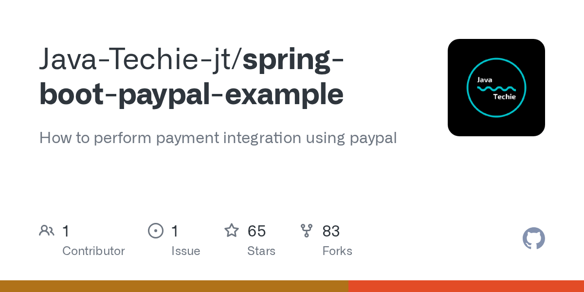 springbootpaypalexample/pom.xml at master · JavaTechiejt/springbootpaypalexample · GitHub