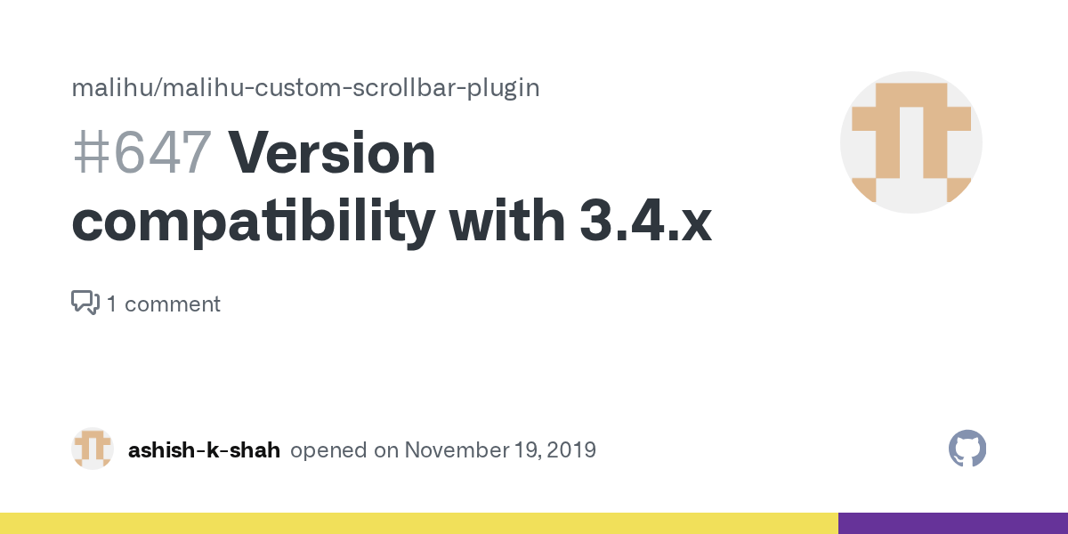 Version compatibility with 3.4.x · Issue 647 · malihu/malihucustom