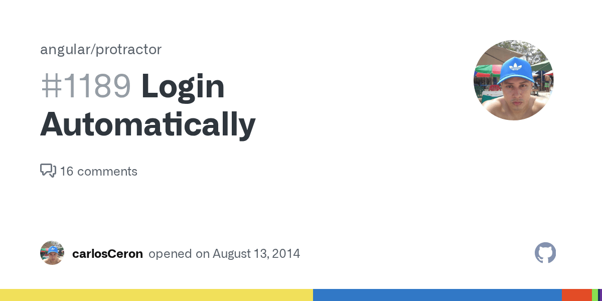 Login Automatically · Issue 1189 · angular/protractor · GitHub