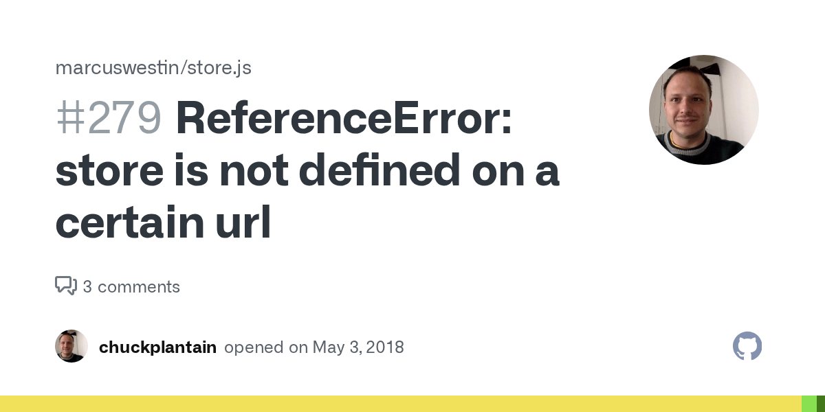 ReferenceError store is not defined on a certain url · Issue 279