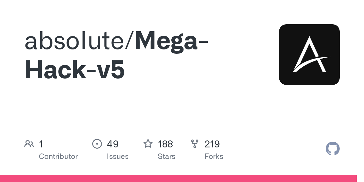GitHub absoIute/MegaHackv5