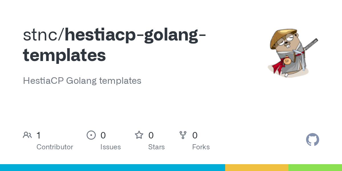 GitHub stnc/hestiacpgolangtemplates HestiaCP Golang templates
