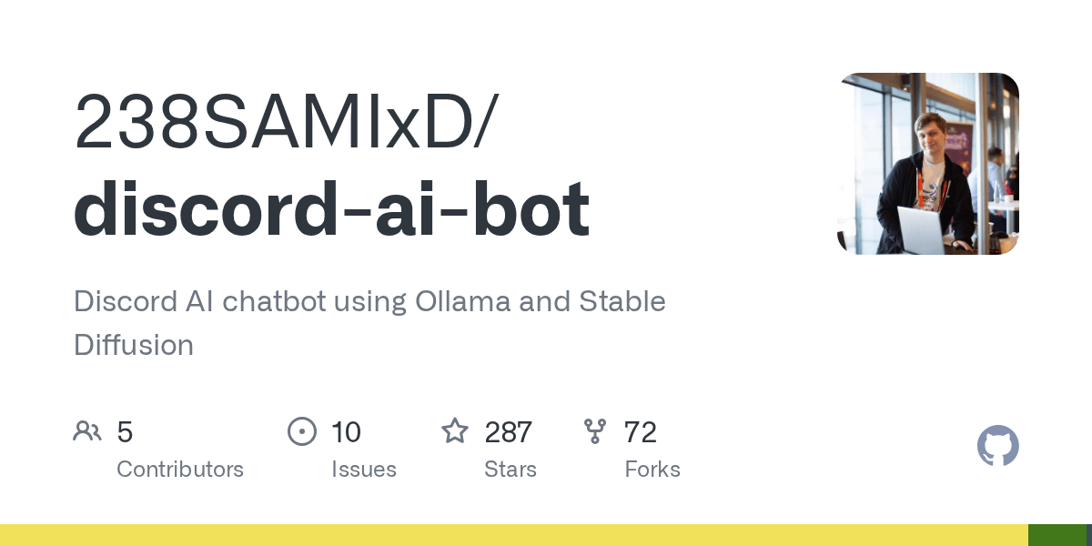 GitHub mekbturtle/discordaibot Discord AI chatbot using Ollama